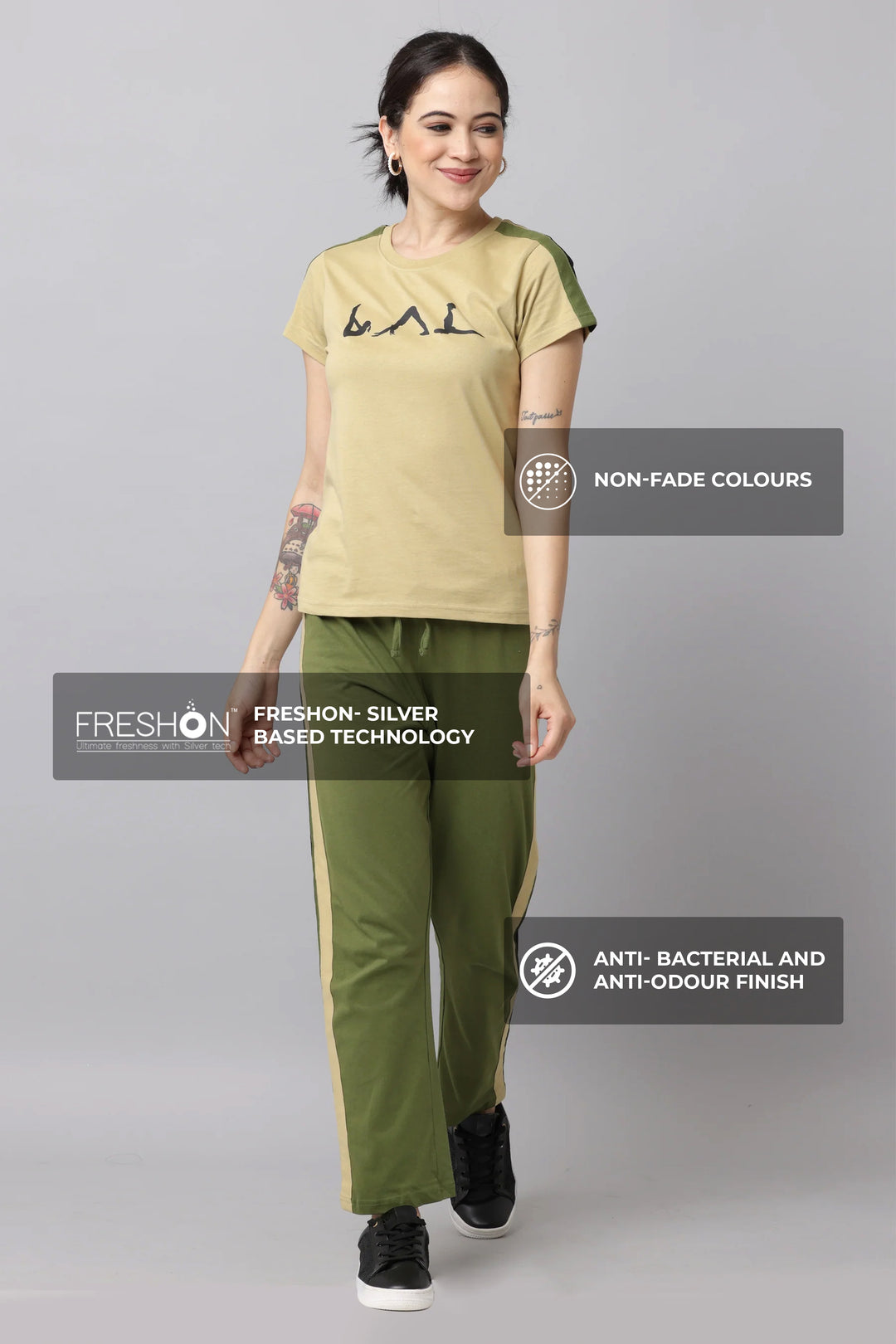 Silver Fern Snuggle Fit  Coords Set With Freshon Finish