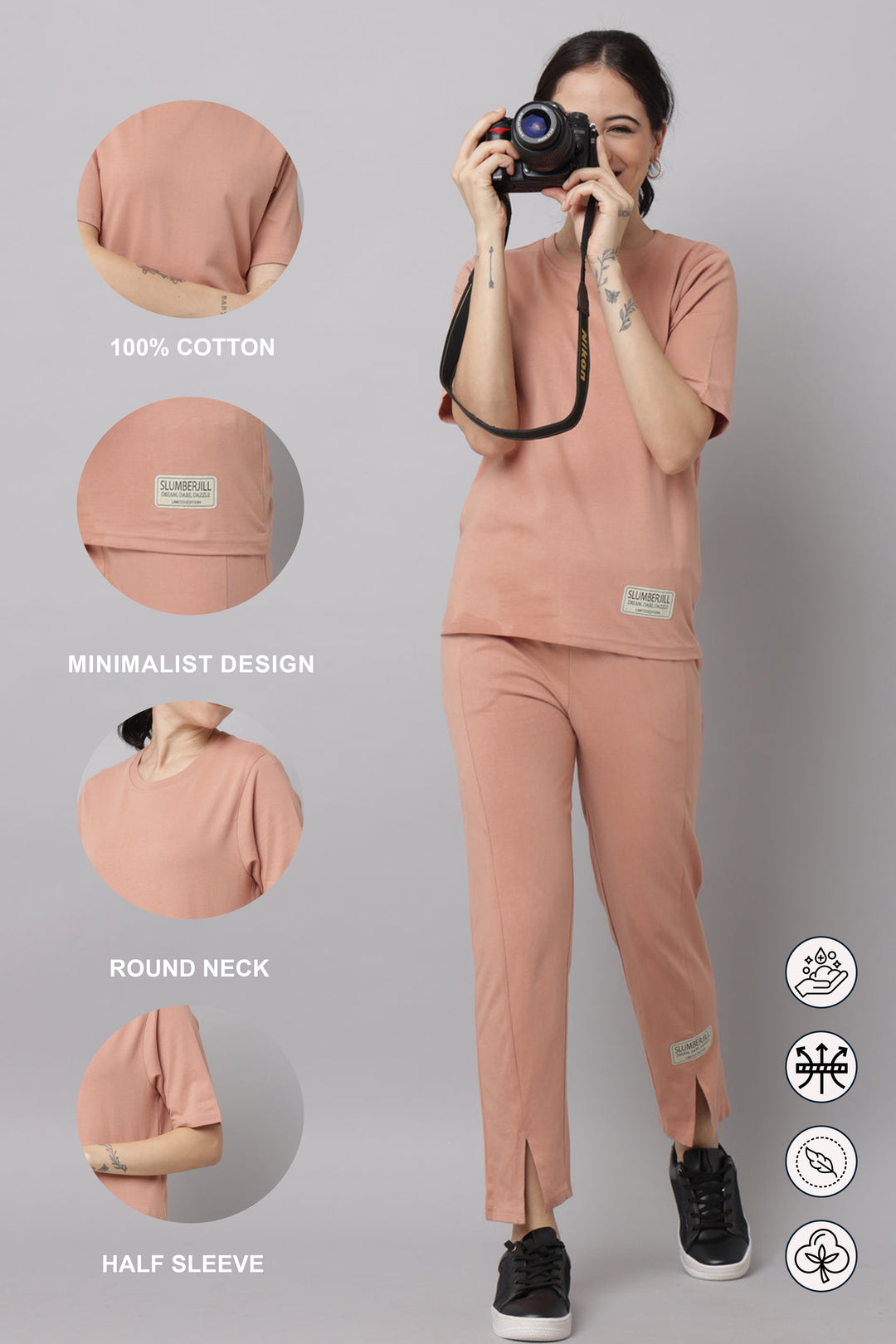 Slumber Jill Premium Café Creme Coords Set With Freshon Finish