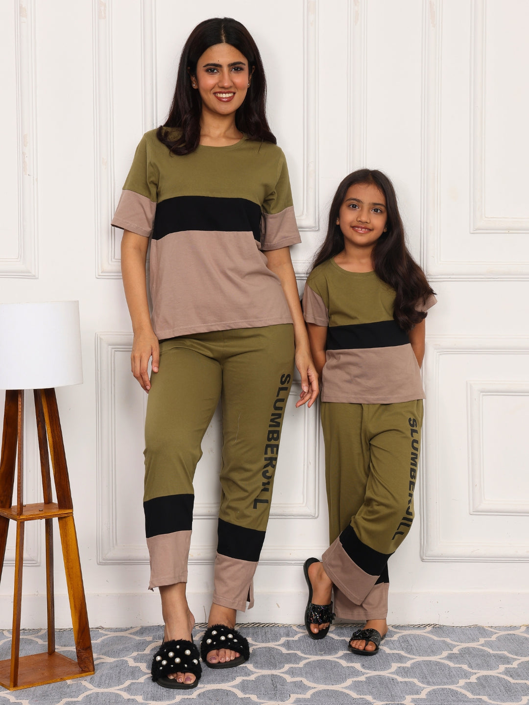 Mom & Me - Mossy Meadows, Slumber Everyday Mom & Kids Cotton Coord Set