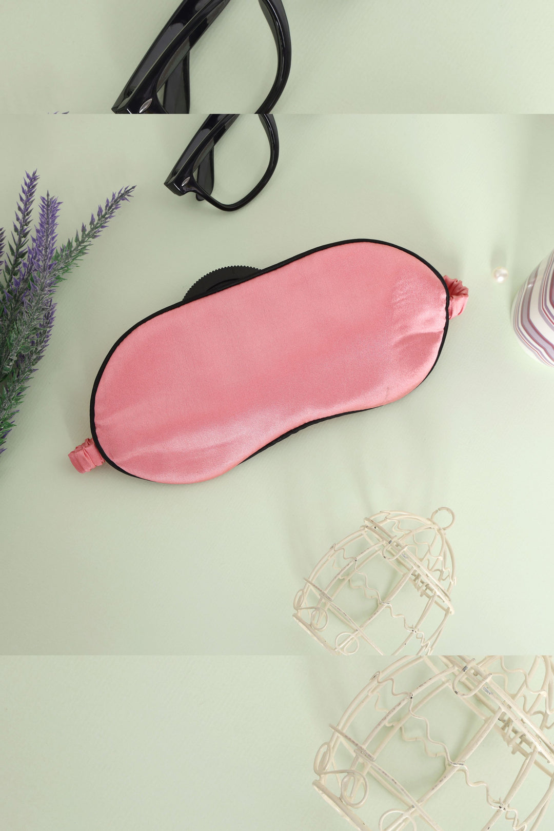 Blooming Rose Sleep Eye Mask in Japan Satin