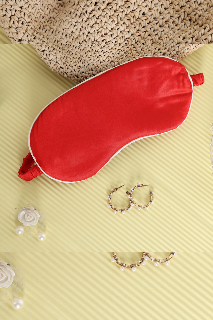 Cherry Bliss Sleep Eye Mask in Japan Satin
