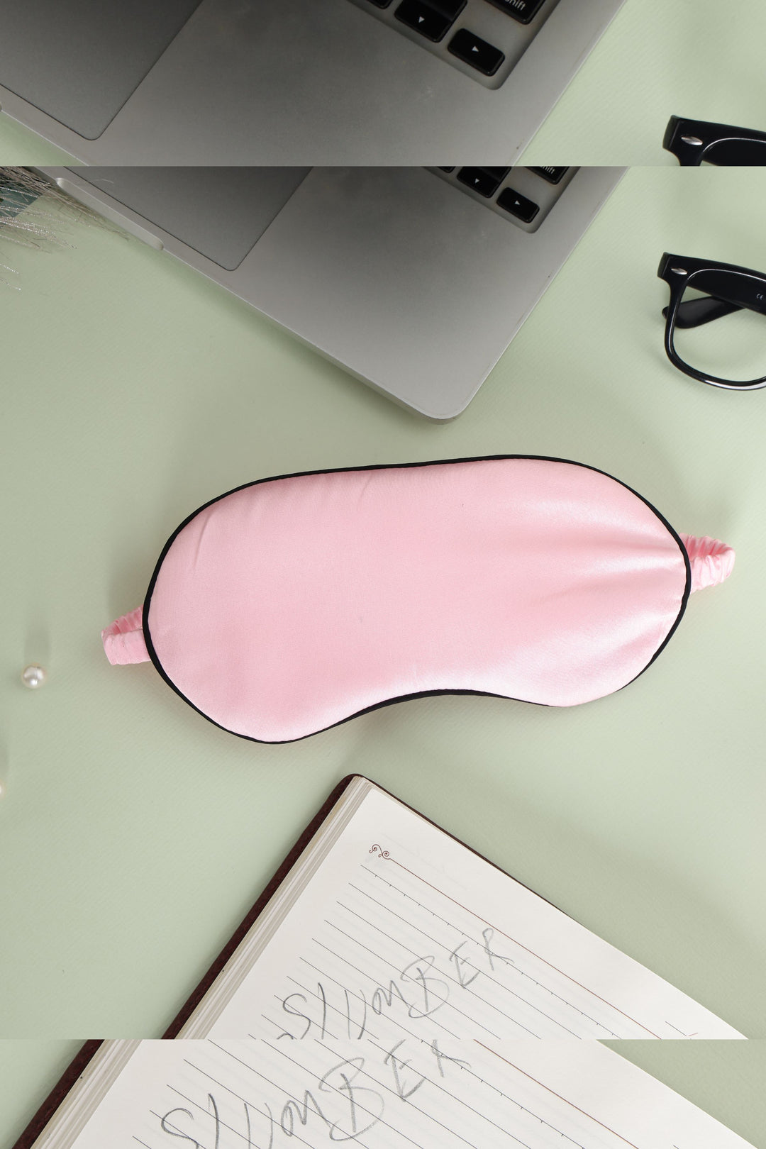 Blush Dreams Sleep Eye Mask in Japan Satin