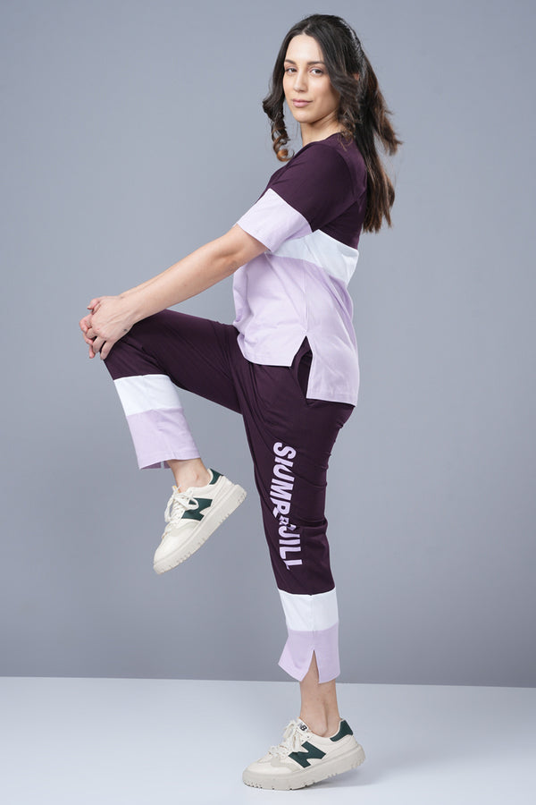  Color Spree T Shirt and Pant Set for Women