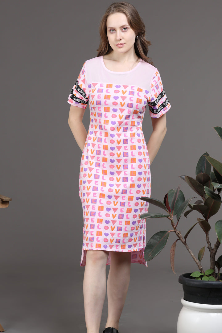 lovesletters  high low calf length dress