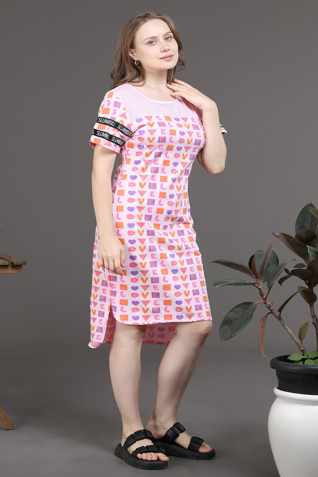 lovesletters  high low calf length dress