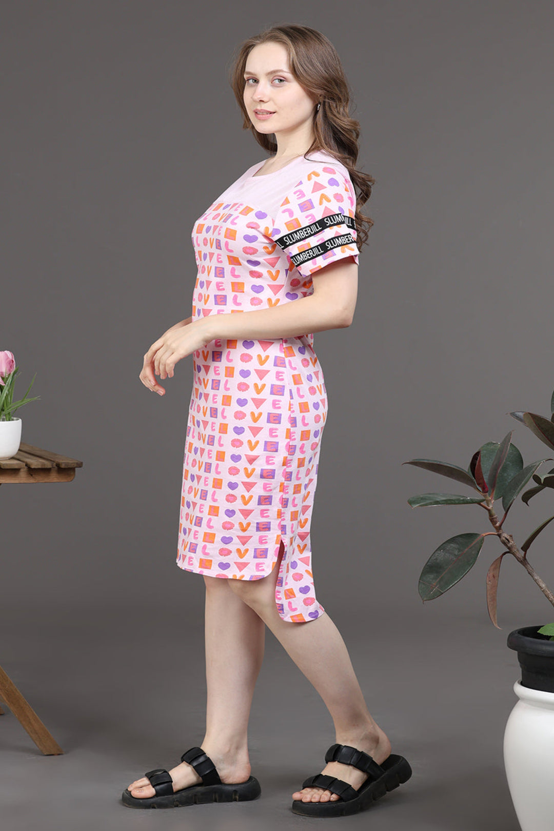 lovesletters  high low calf length dress