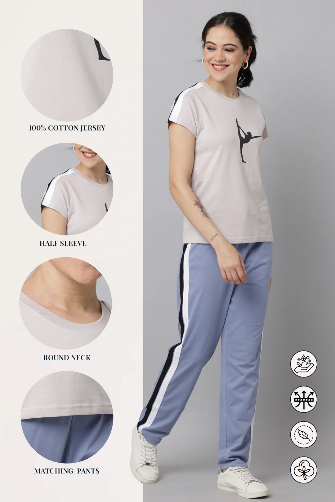 Wind Chime Snuggle Fit  Coords Set With Freshon Finish