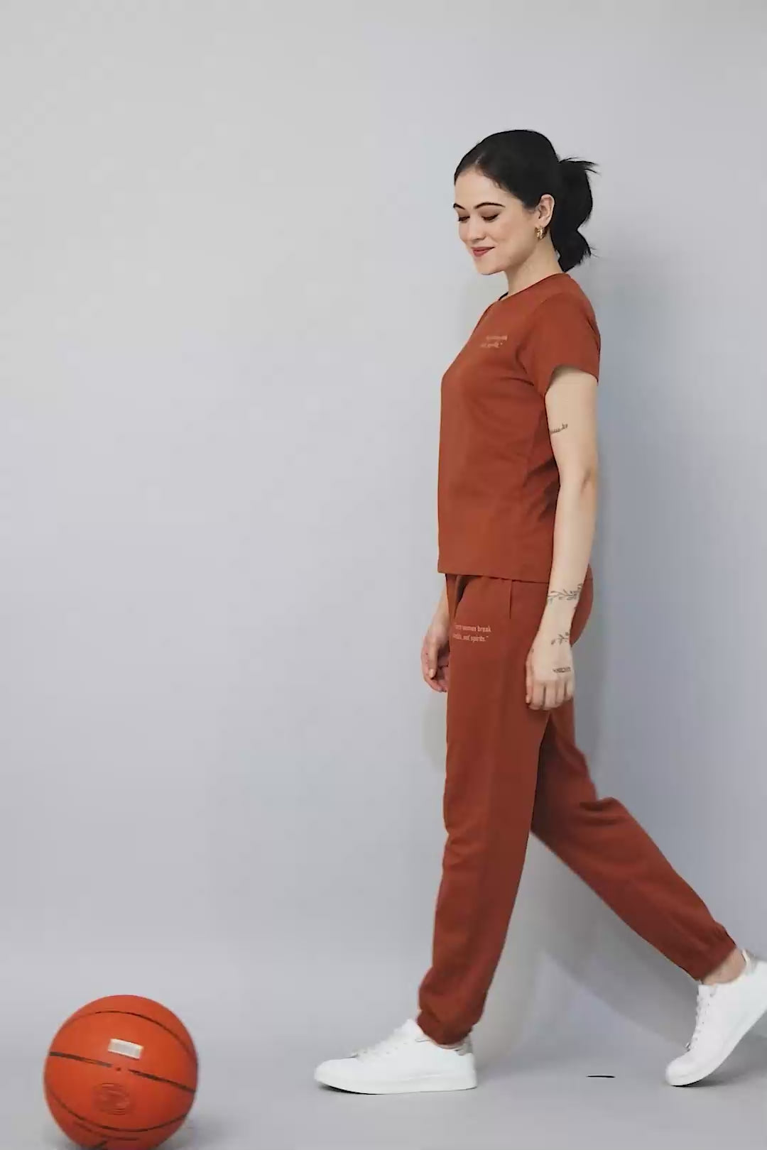 Slumber Jill Comfort Essential Rustic Brown Coords Set With Freshon Finish