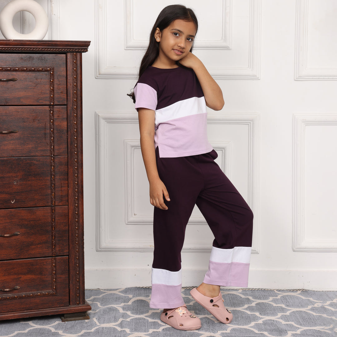 MULBERRY MAGIC, SLUMBER EVERYDAY  KIDS COTTON COORD SET