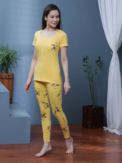 Slumber Jill Sunset gold Pyjama set
