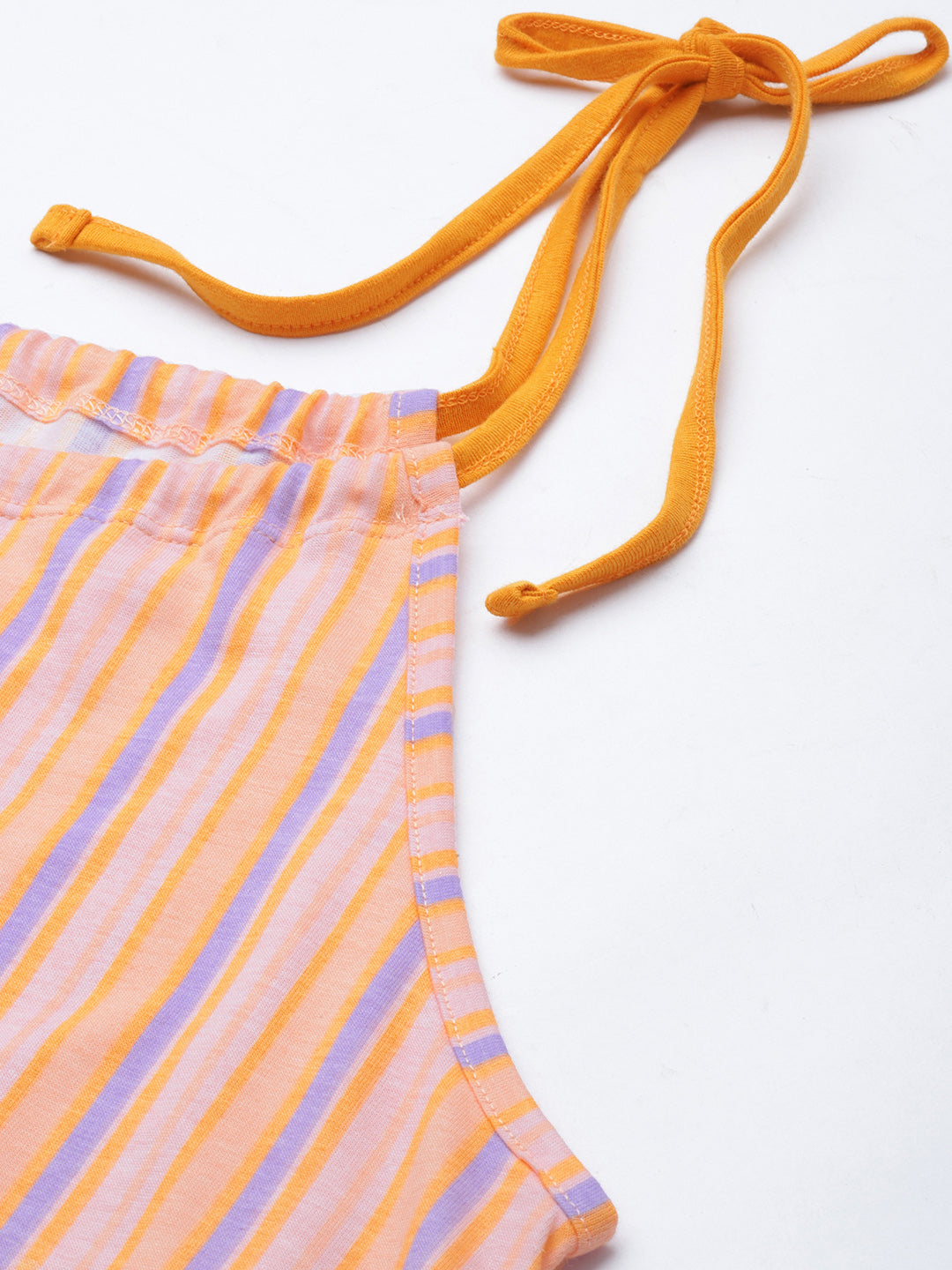 Sassy Stripes Multicolor Dress - 100% Cotton